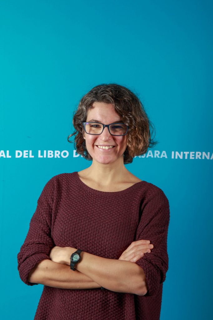 Retrato de Helena González, de Big Van Ciencia, dentro de la XXXII Feria Internacional del libro en Guadalajara, México, sábado 1 de Diciembre del  2018. ( © FIL/Bernardo De Niz)