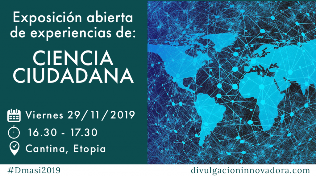 Exposición abierta de experiencias de ciencia ciudadana 